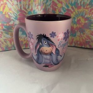Disney Winnie the Pooh Eeyore Donkey Purples Large Mug